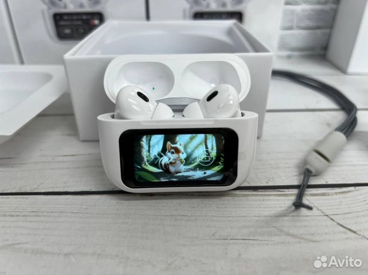 Airpods pro 2 с сенсорным дисплеем