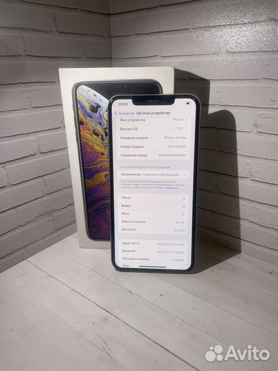 iPhone Xs Max, 64 ГБ