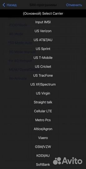 Rsim mksd V5.2 для разблокировки сети iPhone