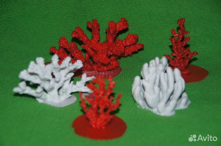 Декоративные кораллы для аквариума. (цена за всё)