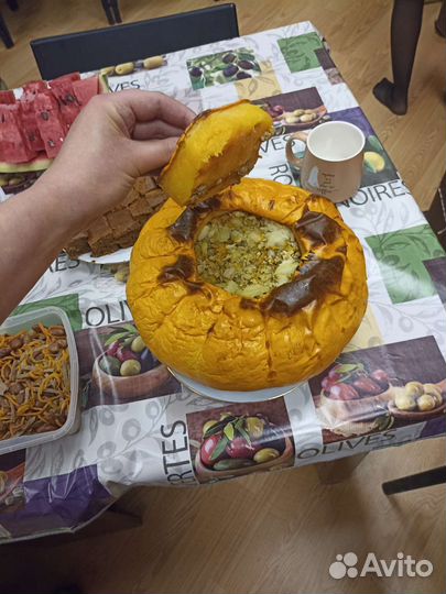 Тыква замороженая нарезаная и семена тыквы