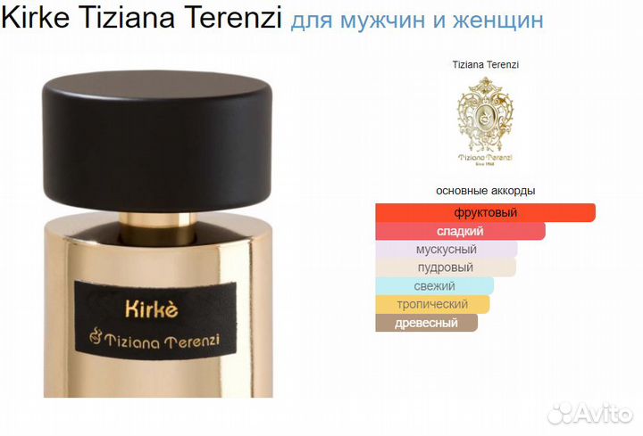 Духи Tiziana Terenzi Kirke/Кирке 10 мл