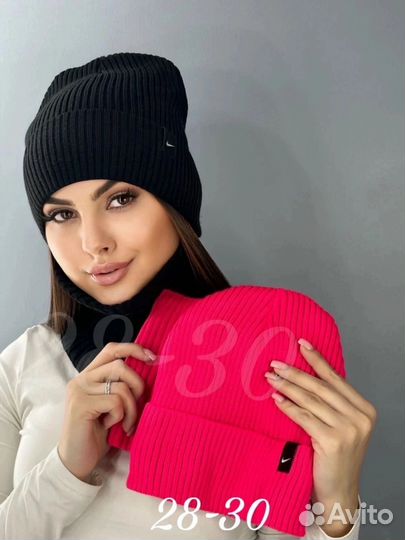 Шапка женская + снуд новая комплект