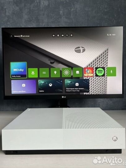 Xbox One S all Digital Без геймпада