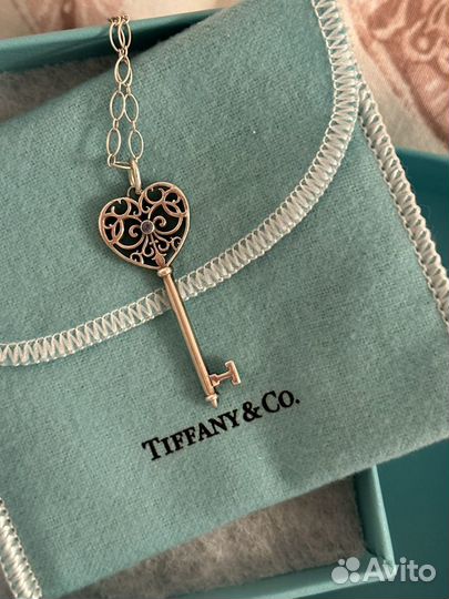 Подвеска Ключ Тиффани/Tiffany Key Enchant Heart