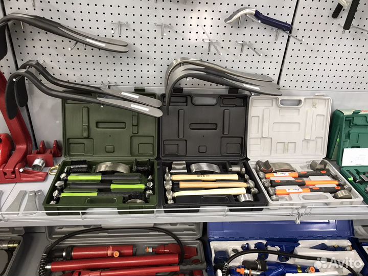 Рихтовочный инструмент (зажимы,поддержки,молотки)