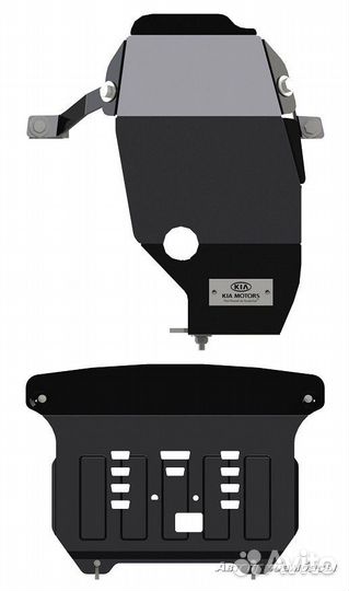 Защита картера + редуктора KIA sorento prime