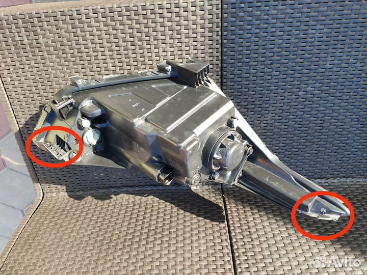 Hyundai creta фара левая необходим ремонт креплен