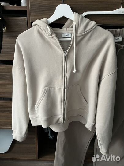 Толстовка на молнии lime