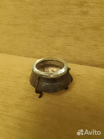 Солонка мельхиор СССР