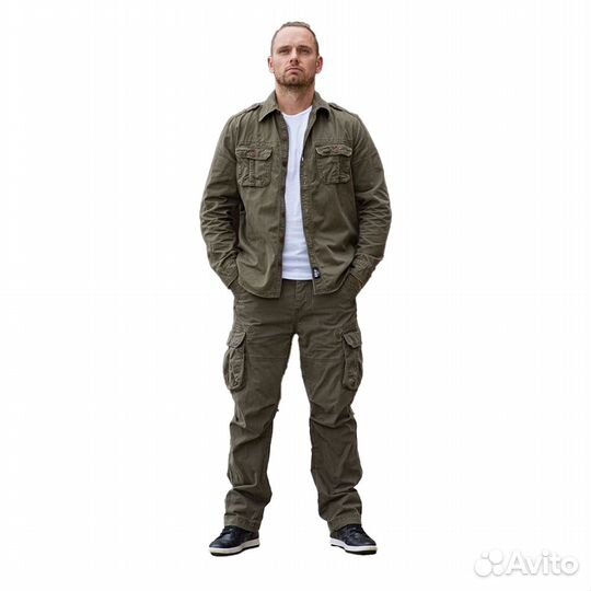 56777Брюки M65 Casual Cargo оливковый