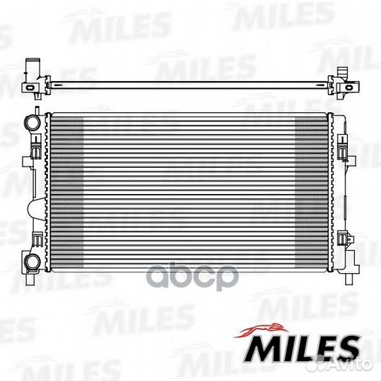 Радиатор (паяный) VAG polo RUS 10/Rapid 11/fabia