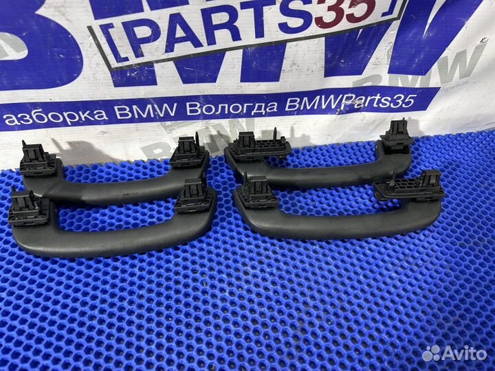 Чёрная ручка потолка BMW F10 комплект 4шт
