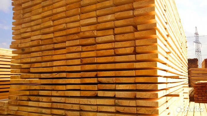 Доска от производителя, сосна 25х100х6000мм