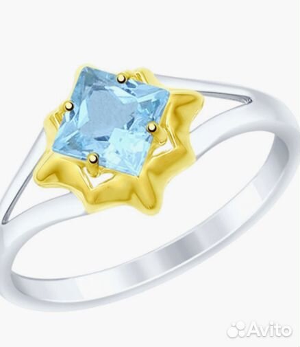 Серебряное кольцо новое