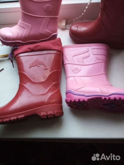 Детские резиновые сапоги