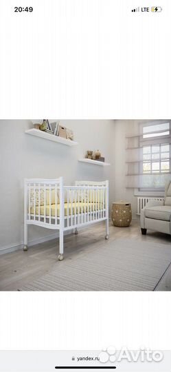 Кроватка детская Papaloni 120*60 матрас и бонусы