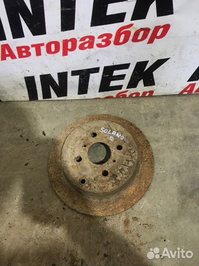 Тормозной диск задний Lifan Solano