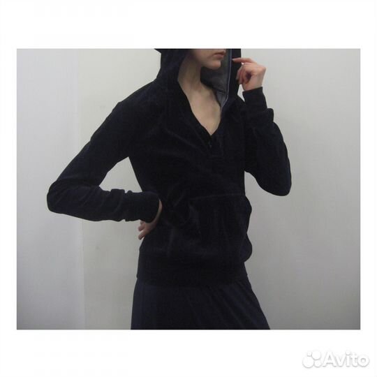 Темно-синее худи Lino Russo или Русский лён