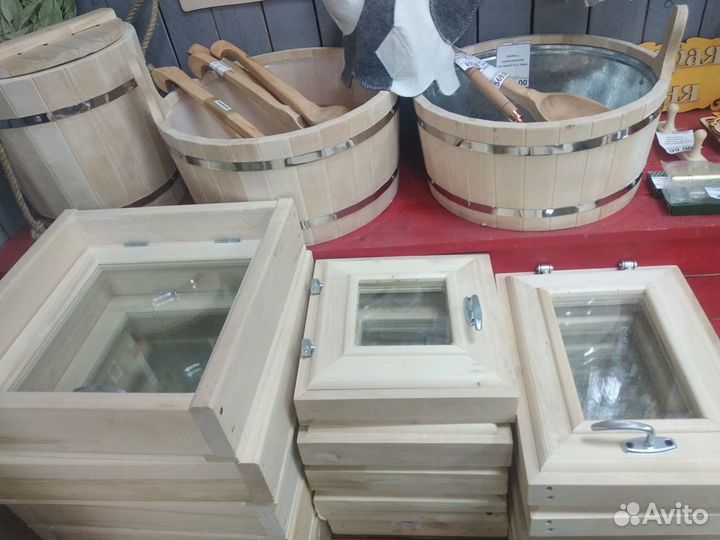 Окна банные. Липа