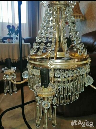 Хрустальная люстра СССР