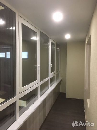 Поднятие пола.Отделка балконов.Замена остекления