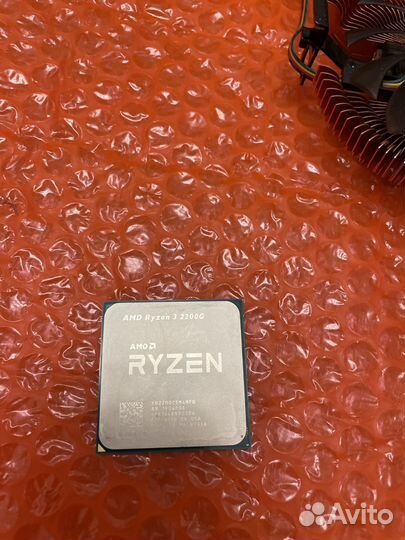 Ryzen 3 2200g+куллер
