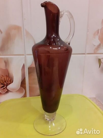 Графин СССР. Цветное стекло