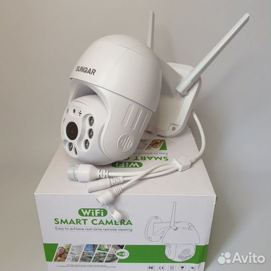 Камера видеонаблюдения 3Мп WiFi поворотная уличная