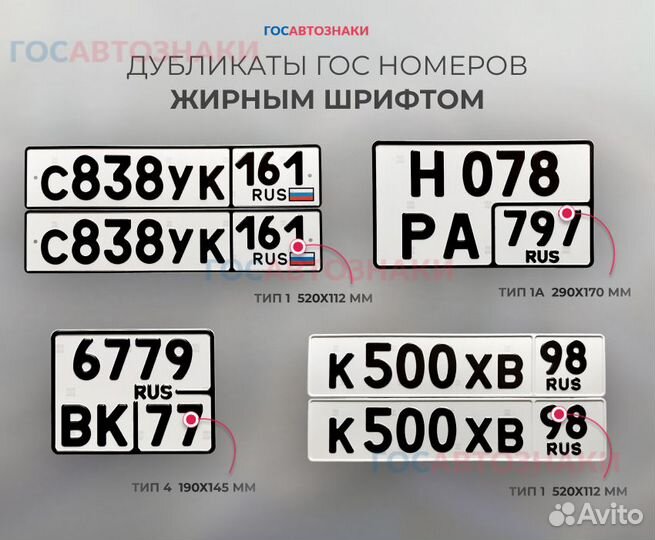 Дубликаты гос. номеров в Воскресенске