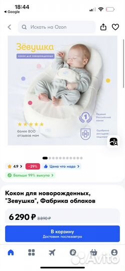 Кокон зевушка