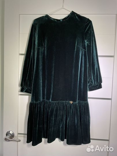 Платье бархатное