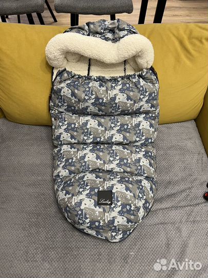 Зимний конверт в коляску