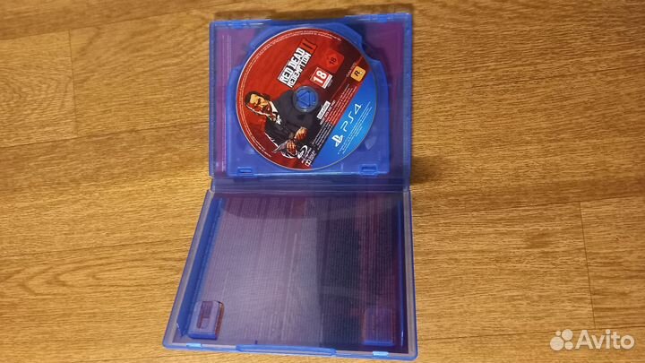 Диск с игрой RDR2 ps4