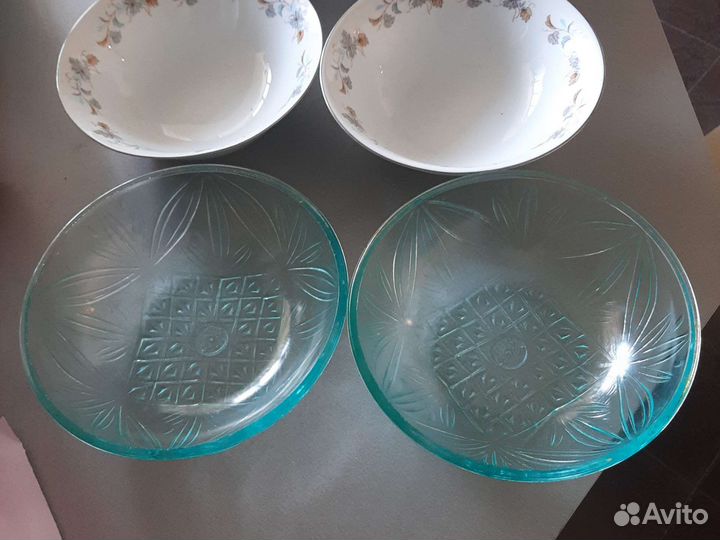 Салатники, Бокалы СССР, Китай 80 е