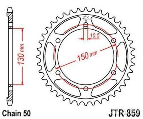 Звезда ведомая JTR859 39