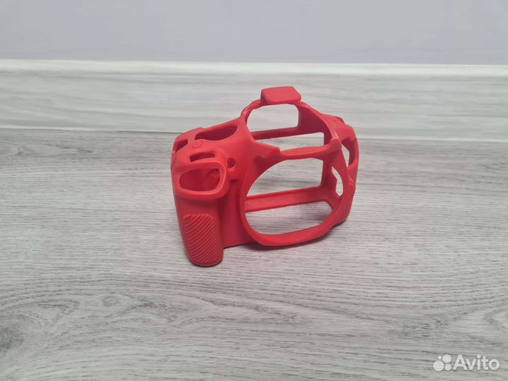 Силиконовый чехол easyCover Canon EOS красный
