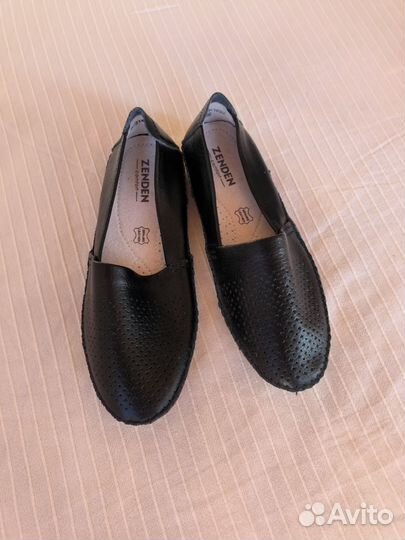 Новые мокасины из натуральной кожи Zenden р. 36