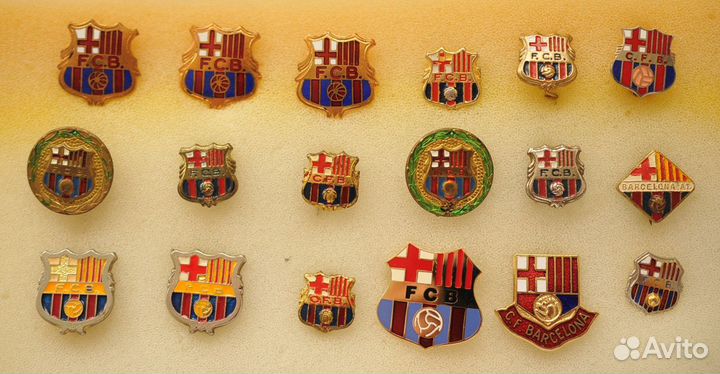 Значки футбол фк Барселона Испания