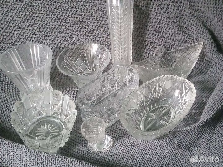 Хрусталь СССР, посуда