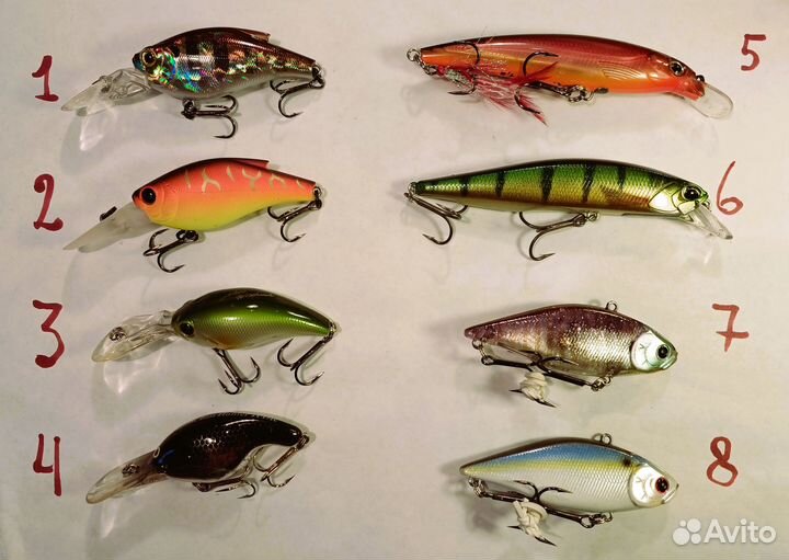 Воблеры spro, Jackall, Zipbaits, Lucky Craft, OSP