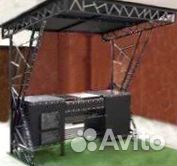 Мангал С печкой под казан