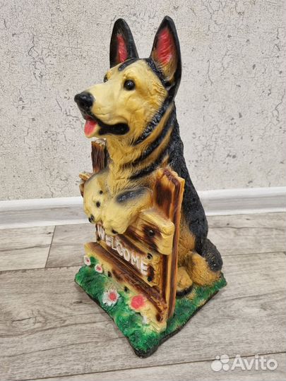 Фигурка садовая, копилка Немецкая овчарка