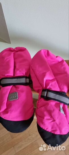 Варежки зимние детские на 3 года