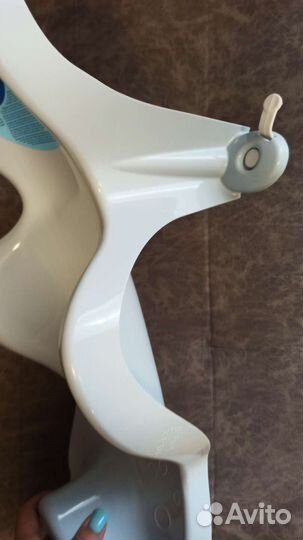 Ванночка для купания 0+, +горка и термометр