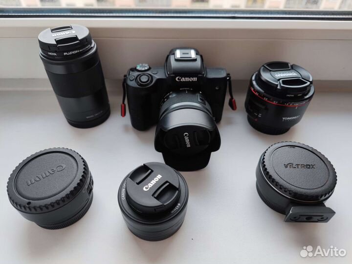 Фотоаппарат Canon M50 + Объективы
