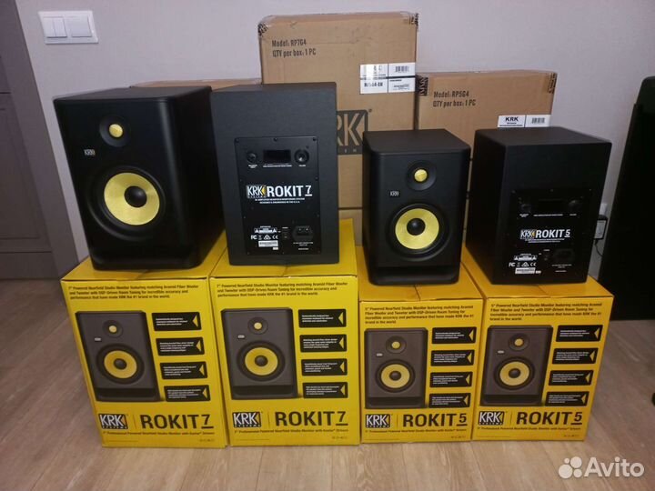 Студийные мониторы KRK Rokit 5 G4, KRK Rokit 7 G4