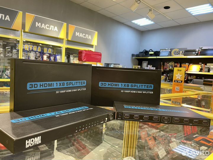3D Hdmi 1x8 splitter Сплитер