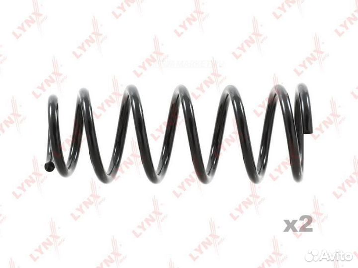 Lynxauto SC-2518 Пружина подвески задняя зад прав/лев