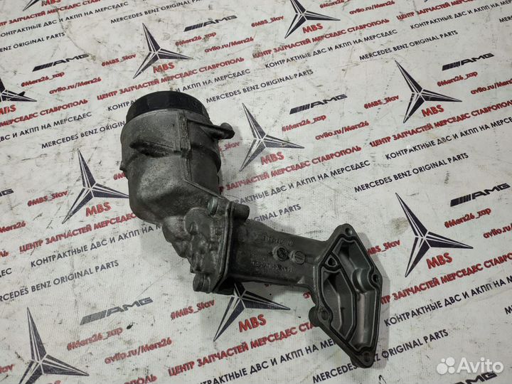 Масляный фильтр с кронштейном w211 om642 Mercedes